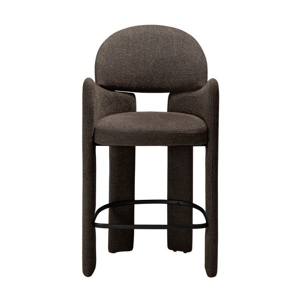 Кафяв бар стол (височина на седалката 68,5 cm) Aole – DAN-FORM Denmark-image-1