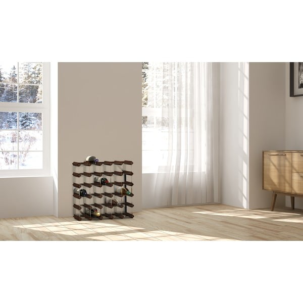 Стойка за вино от ясенова дървесина за 30 бутилки - RTA-image-3