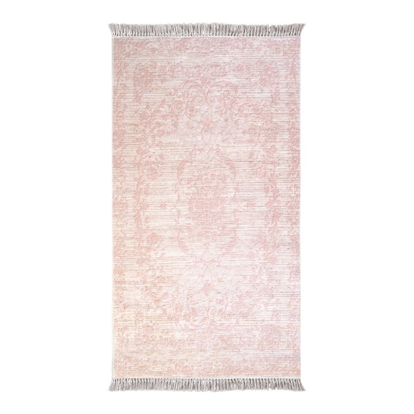 Růžový koberec Vitaus Hali Gobekli, 80 x 150 cm