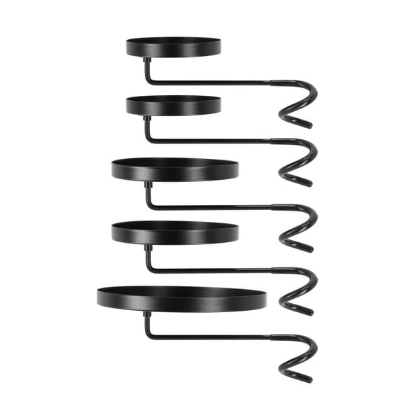 Черен телескопичен държач за цветя, дължина 210 - 301 cm - Esschert Design-image-2