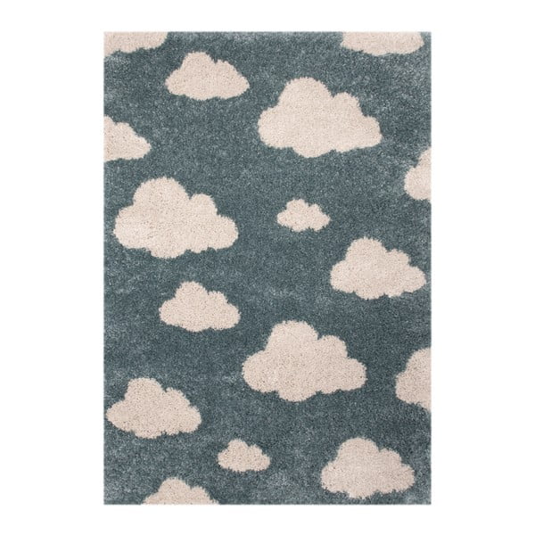 Dětský modrý koberec Zala Living Cloud, 120 x 170 cm