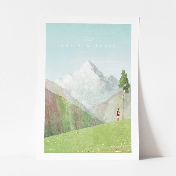 Плакат , 50 x 70 cm Himalayas - Travelposter