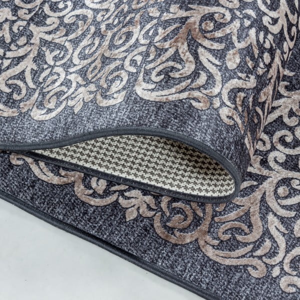 Антрацитна пътека подходяща за пране 80x250 cm Fiesta – Ayyildiz Carpets-image-2