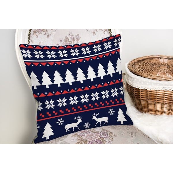 Текстилна калъфка за възглавница с коледен мотив 43x43 cm - Mila Home-image-2