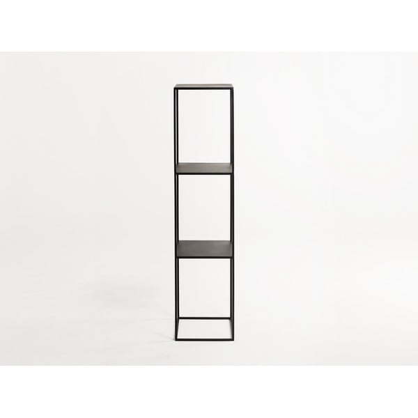 Черна метална етажерка за книги , височина 140 cm Tensio - CustomForm