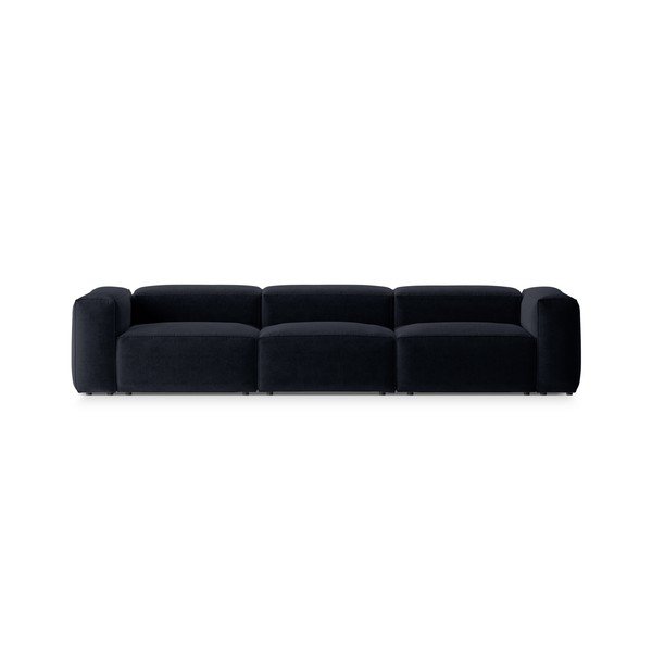 Тъмносин диван 364 cm Bergamo – Cosmopolitan Design