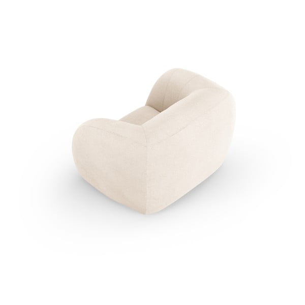 Кремав фотьойл от плат букле Essen - Cosmopolitan Design-image-3