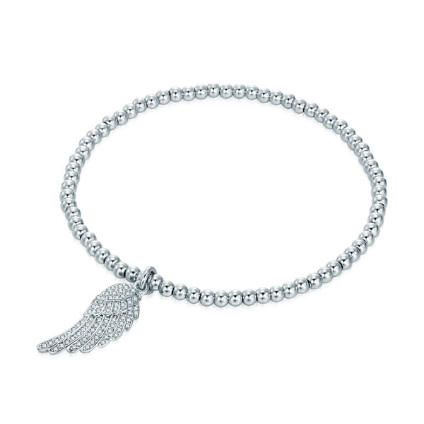 Дамска гривна сребърен цвят Wings - Tassioni