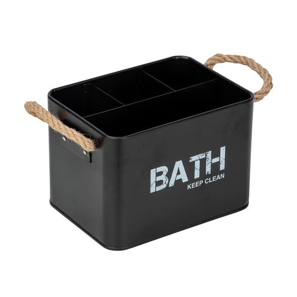 Черен органайзер за баня с 4 отделения Gara - Wenko-image-4