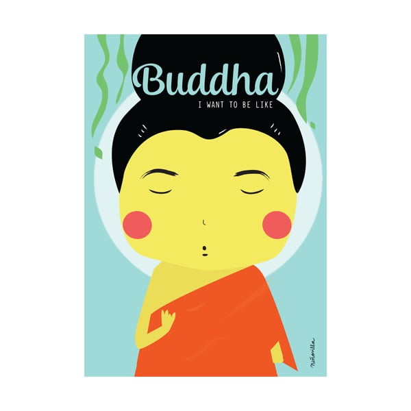 Plakát NiñaSilla Buddha, 21 x 42 cm