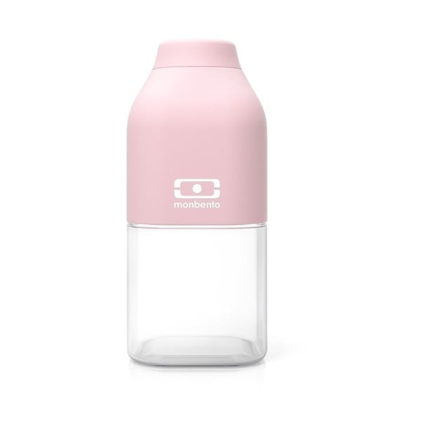 Světle růžová lahev na vodu Monbento Positive, 300 ml