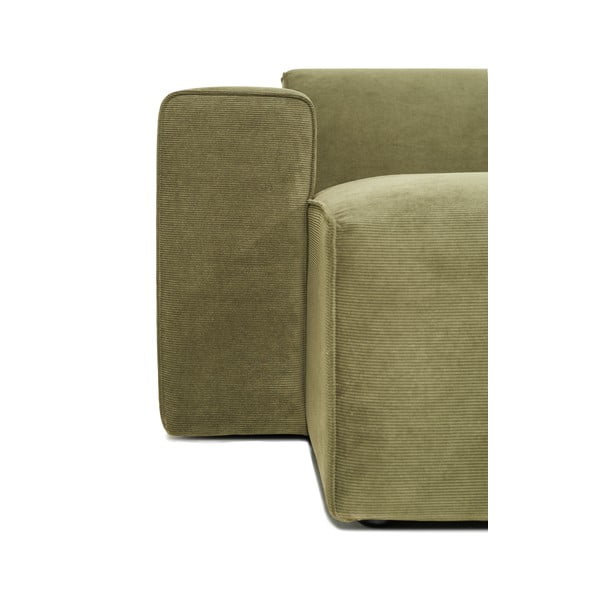 Ъглов диван от зелен велур (ляв ъгъл) Sting - Scandic-image-3