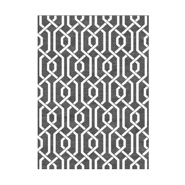 Vlněný koberec Camila Grey, 155x240 cm