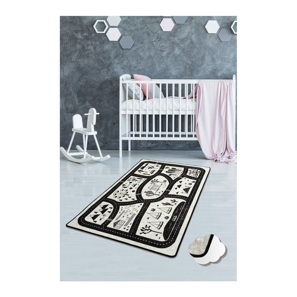 Детски килим Black City, 140 x 190 cm - Conceptum Hypnose-image-1