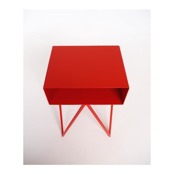 Červený noční stolek &New Mini Robot