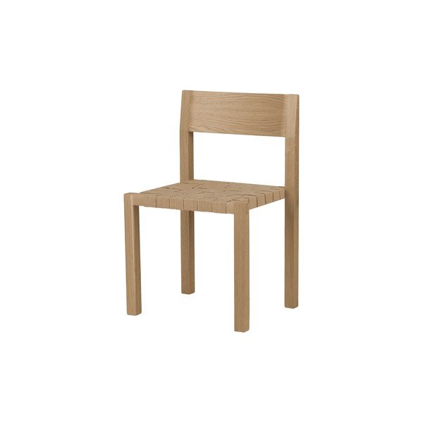 Трапезен стол за подреждане от масивен дъб в естествен цвят Toli – noo.ma