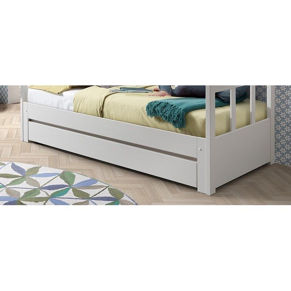 Бяла кутия за съхранение за детско легло PINO – Vipack-image-2