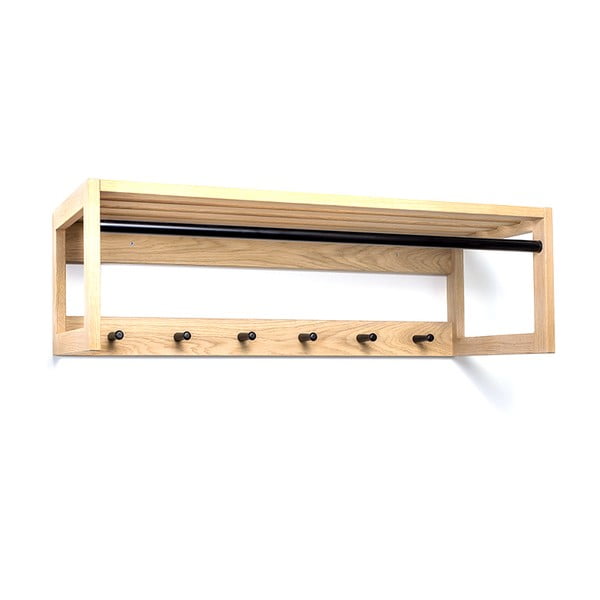 Стенен рафт от масивен дъб Slussen Puro - Woodman-image-2