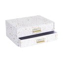 Кутия за чекмеджета с 2 чекмеджета в златисто и бяло Birger - Bigso Box of Sweden