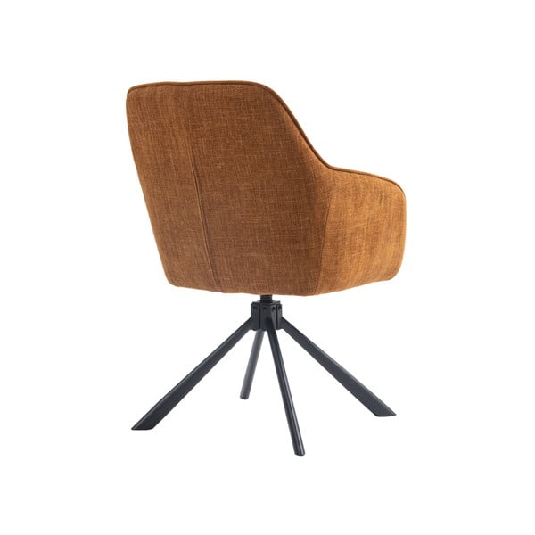 Оранжеви тапицирани трапезни столове в комплект 2 бр. Avola – Unique Furniture-image-4