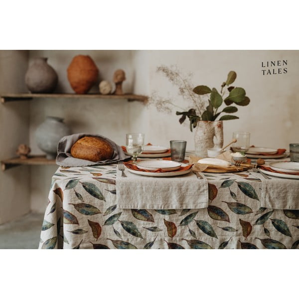 Бежова ленена подложка, 35 x 45 cm - Linen Tales-image-1
