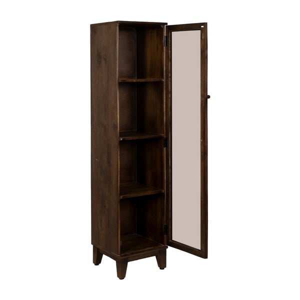 Кафява витрина от масивно манго 40x180x40 cm Ravi – Ixia-image-2