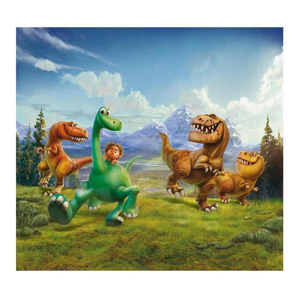 Foto závěs AG Design Hodný Dinosaurus, 160 x 180 cm