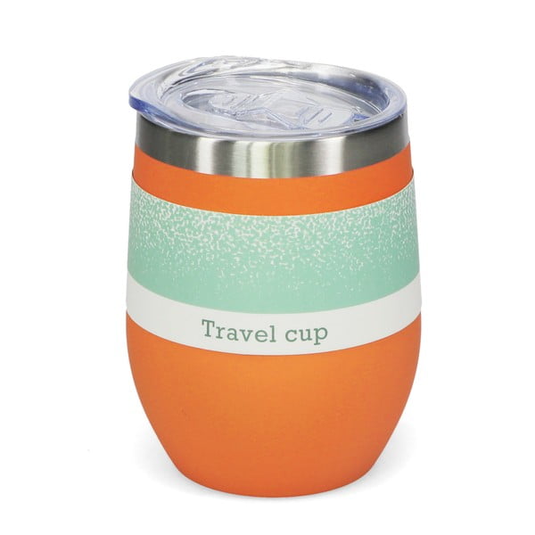 Оранжева чаша за път 350 ml – Rex London-image-3