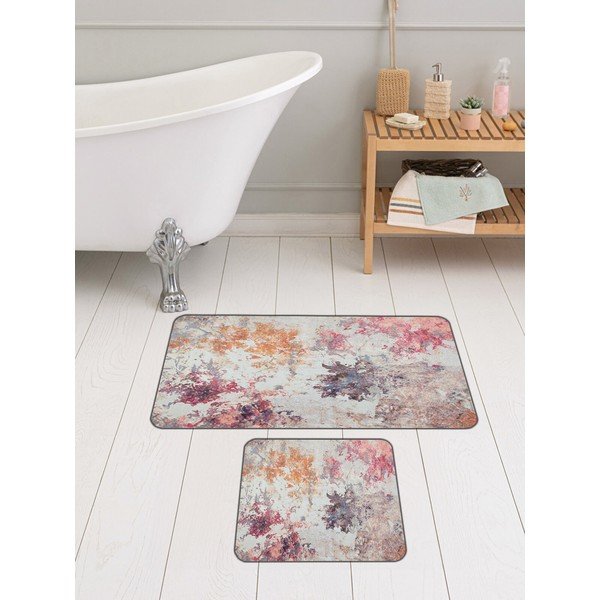 Розово-лилави изтривалки за баня в комплект от 2 броя 60x100 cm - Mila Home-image-1