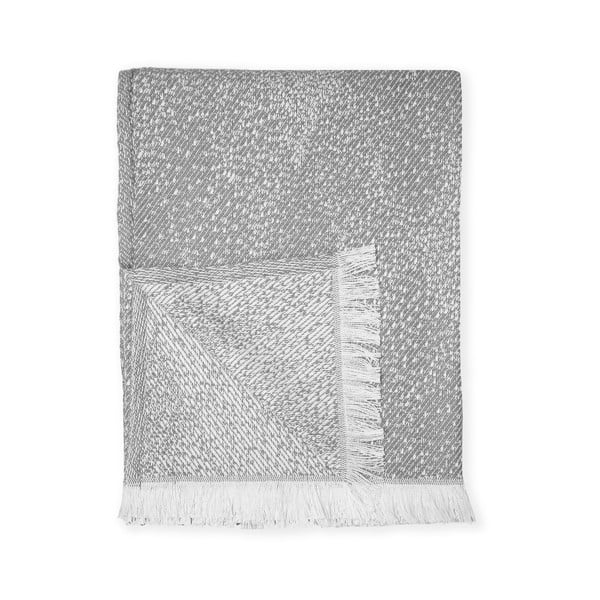 Сиво одеяло с памук Dotty , 140 x 180 cm Diamond - Euromant