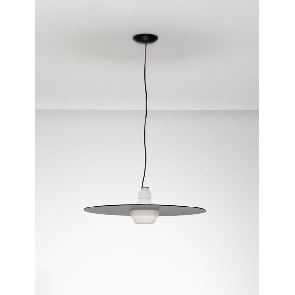 Матово черно стоманено висящо осветително тяло ø 60 cm Lora – Nova Luce-image-4