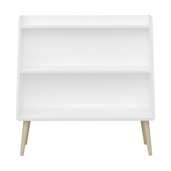 Бял детски шкаф за книги 81x80 cm Gaia - Tvilum