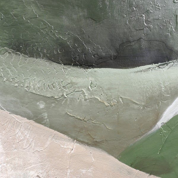 Ръчно рисувана картина 90x120 cm Green Field    – Malerifabrikken-image-2