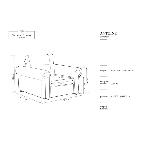 Béžové křeslo Windsor & Co Sofas Hermes-image-2