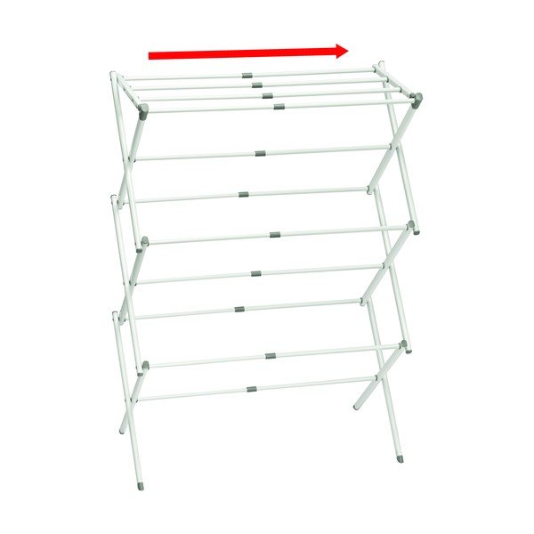 Бяла 3-степенна сушилня за дрехи , 75 x 38 cm Brezio - iDesign-image-3