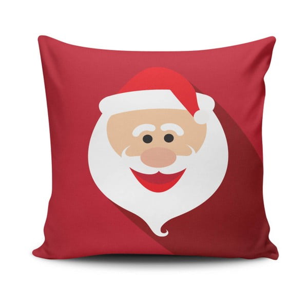 Polštář Happy Santa Face, 45x45 cm