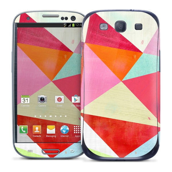 Samolepka na Samsung Galaxy S III, Pink Triangle