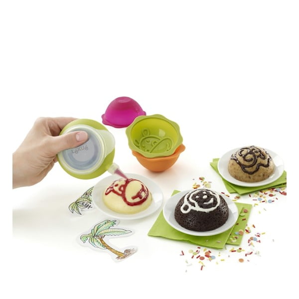 Кафяв декоратор с 4 приставки Decopen - Lékué-image-2