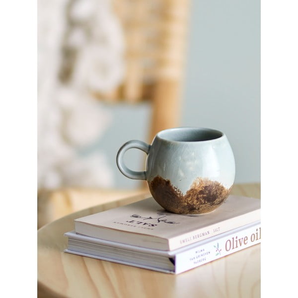 Кафява/кремава керамична чаша 280 ml Paula – Bloomingville-image-1