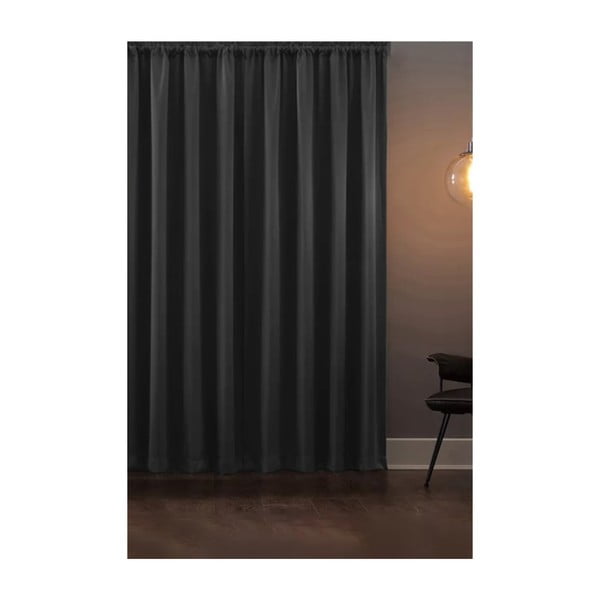 Сива затъмняваща завеса 260x150 cm - Mila Home-image-1