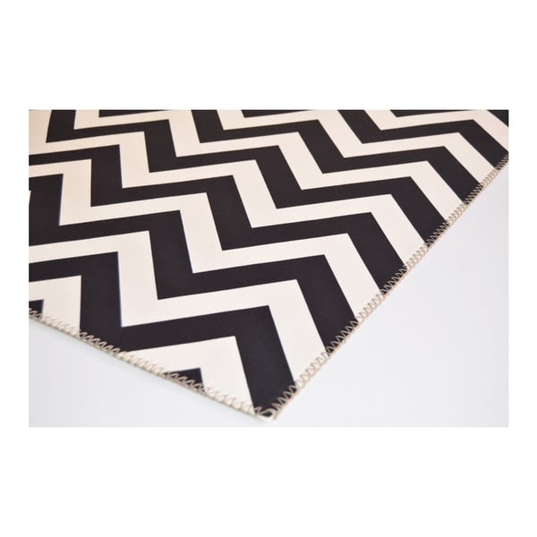 Черно-бял килим Райън, 50 x 80 cm Geo - Vitaus-image-2
