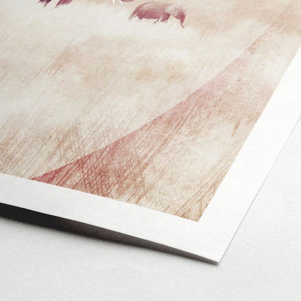 Плакат 30x40 cm Elephants - Travelposter-image-1