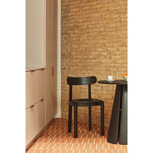 Кръгла маса за хранене с плот от ясенова дървесина ø 65 cm Cep - Teulat-image-3