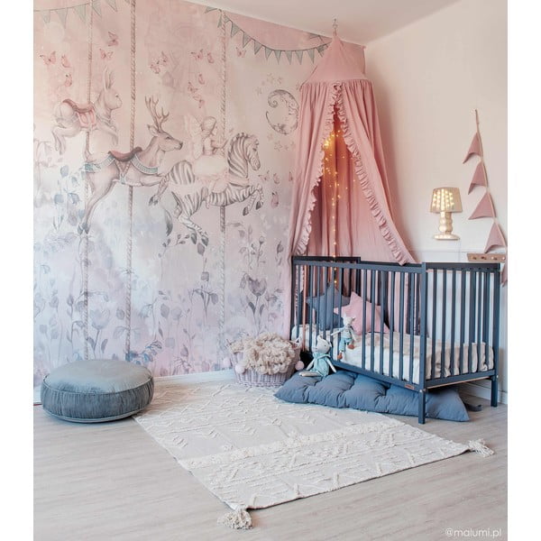 Бял ръчно изработен памучен килим подходящ за пране 120x160 cm Tribu Natural – Lorena Canals-image-3