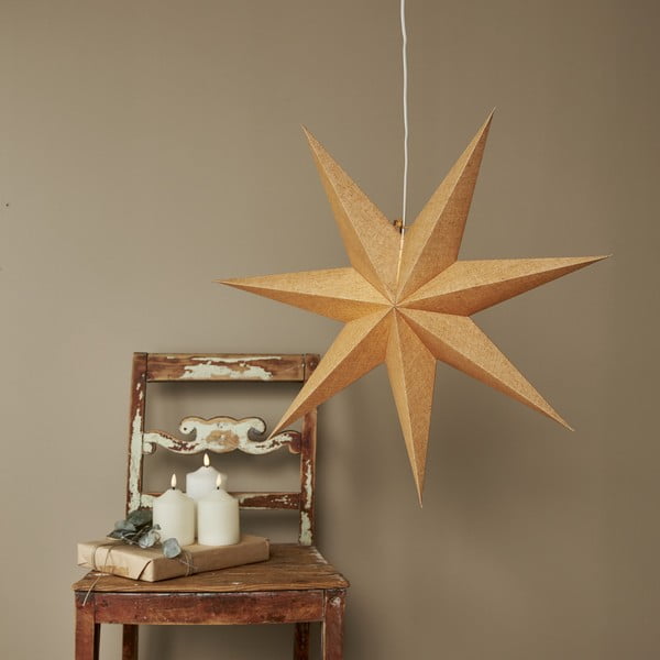 Коледна светлинна украса в златист цвят ø 60 см Cotton - Star Trading