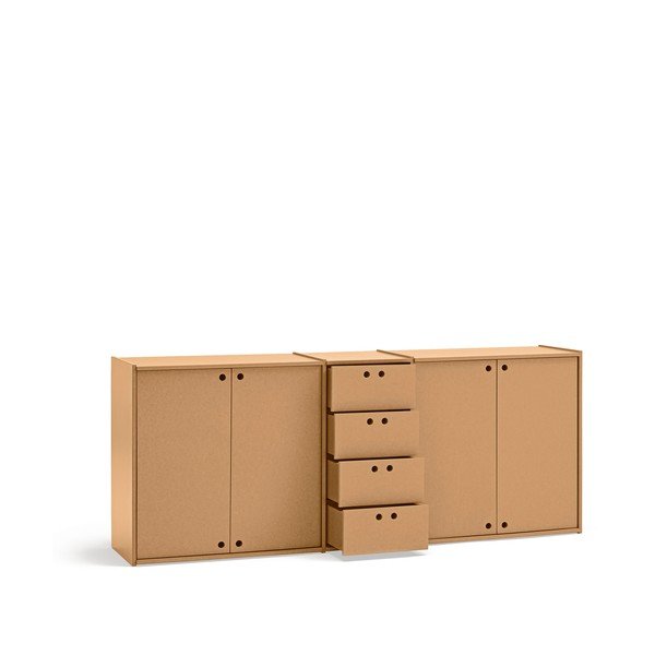 Скрин в естествен цвят 197x80x40 cm Wally – Teulat-image-4