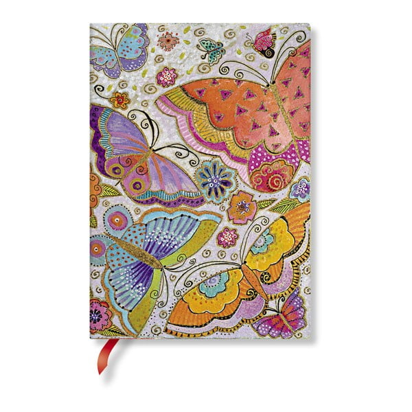 Zápisník s měkkou vazbou Paperblanks Flutterbyes, 13 x 18 cm