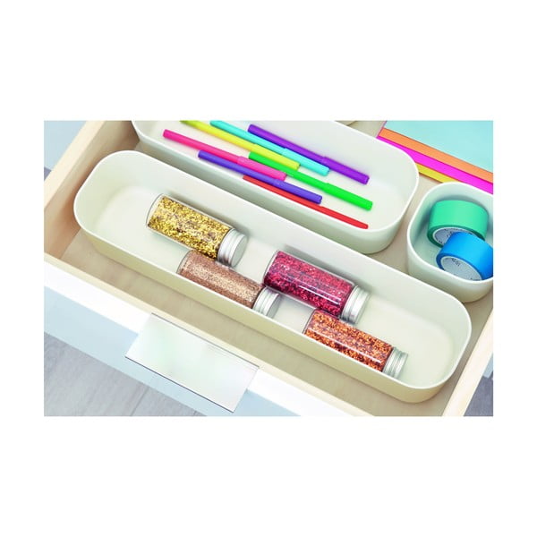 Бяла кутия за съхранение , 9 x 36,5 cm Eco - iDesign-image-2