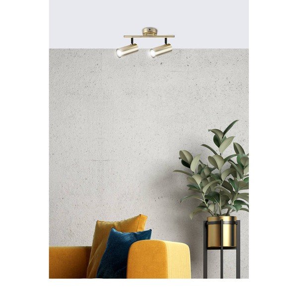 Метален прожектор в златист цвят 9x36 cm Colly – Candellux Lighting-image-1