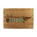 Изтривалка от кокосови влакна 40x60 cm Welcome Sausage Dog – Artsy Doormats